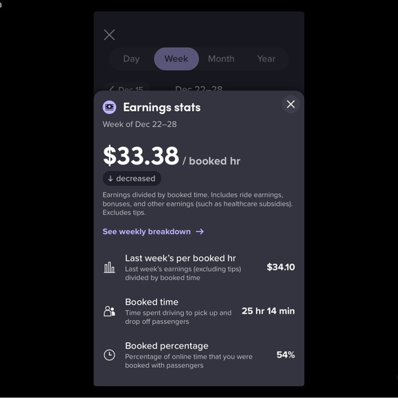 Purple and Black Earnings Dashboard - Picture 4 of 4